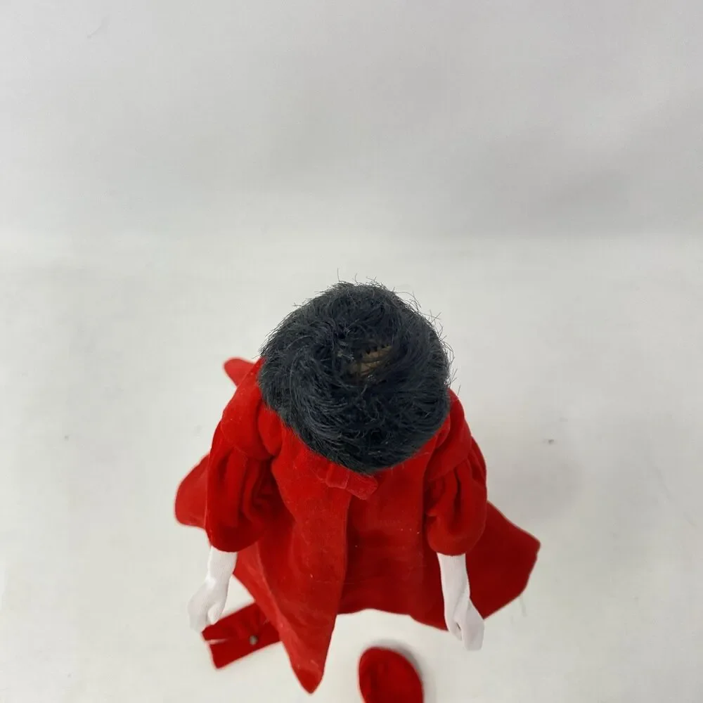 Vintage Brunette Barbie Bubble Cut 1958/1993 Reproduction in Red Velvet Outfit